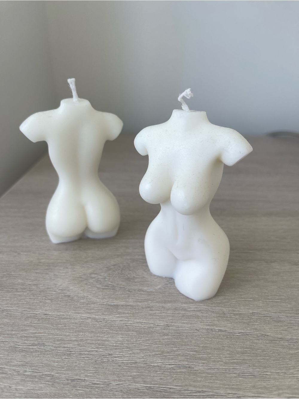 Set of 2, Figure Candles | Aphrodite/Venus | Goddess Candle | Female Bust Candle